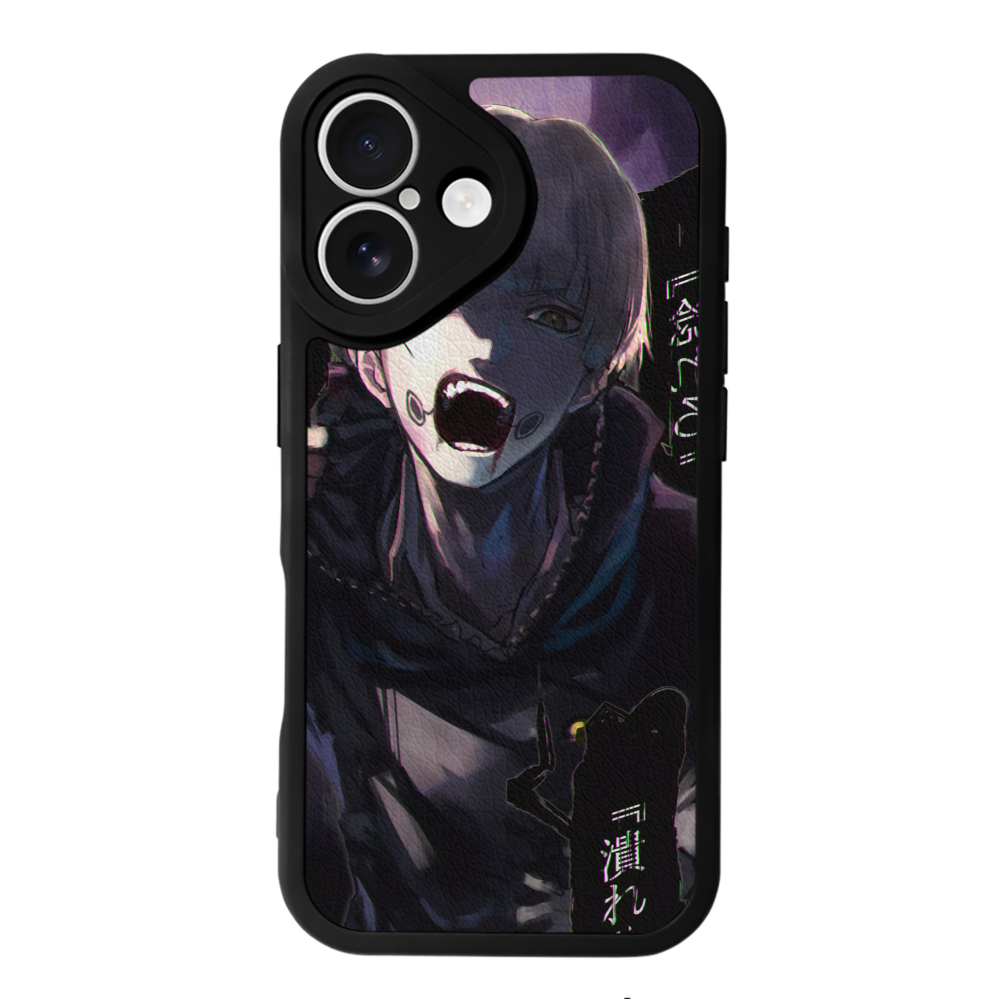 （画像用） 呪術廻戦 Jujutsu Kaisen 【iPhone 16シリーズ対応】シリコンスマホケース（レザー調） 材質：シリコン